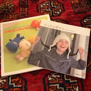 Knitting Pattern Books—One in Japanese